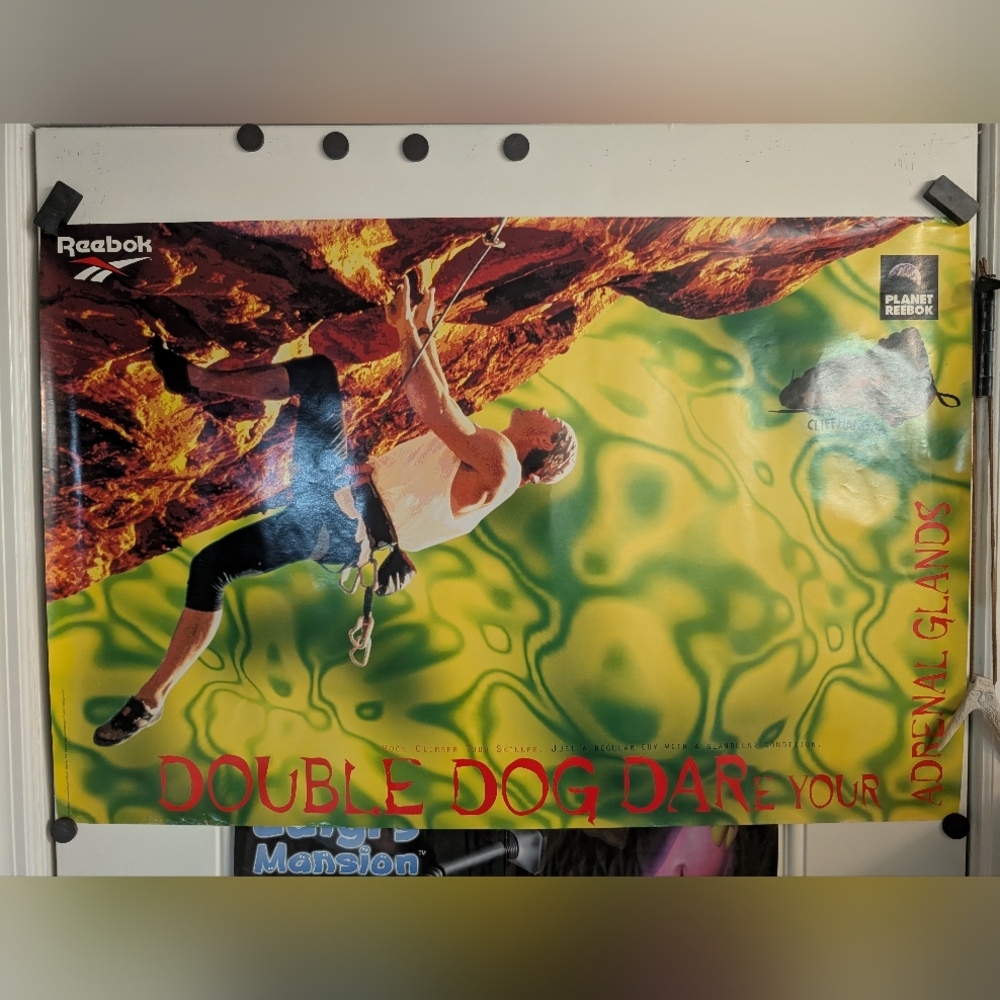Vintage Todd Skinner Reebok Poster
